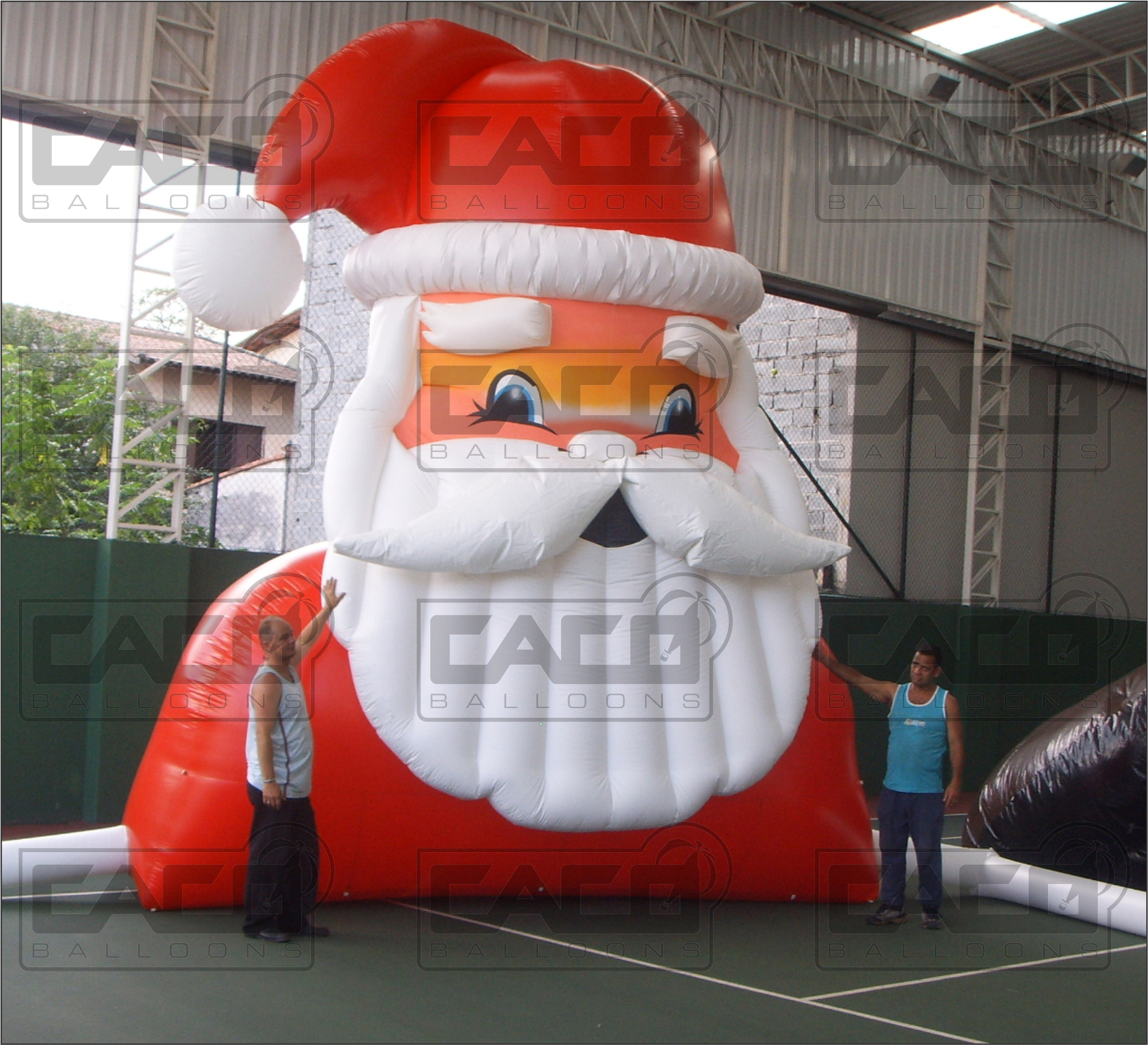 Papai Noel inflável